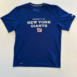New York Giants Short Sleeve Training T-Shirt Men’s Large, Blue